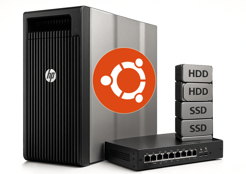 HomeLab with Ubuntu, KVM, Cockpit, Kubernetes, and cache-enabled Software&nbsp;RAID